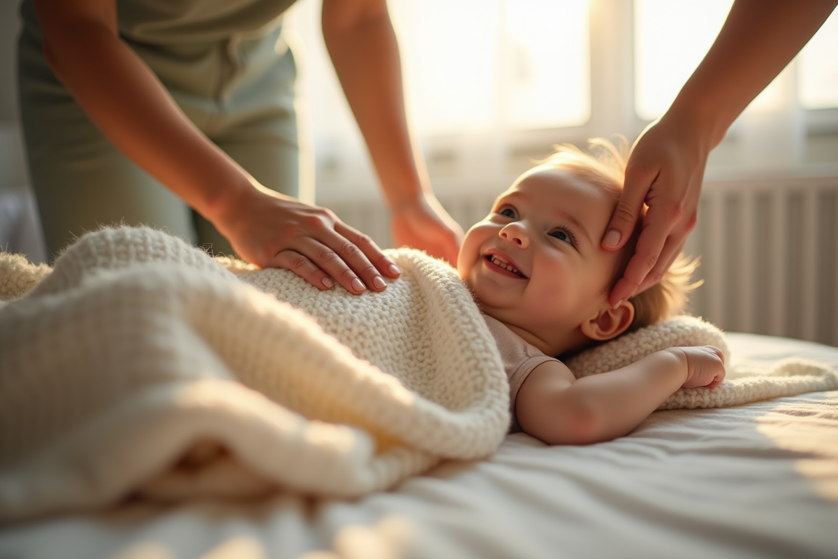 bébé couverture